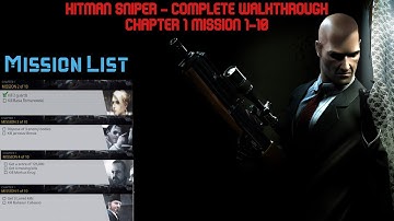 Hitman Sniper Android iOS Walkthough | Gameplay Part 1 | Chapter 1 | Mission 1-10