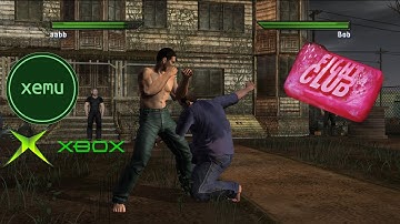 XEMU 0.6.2-9 | Fight Club 4K 60FPS UHD | Xbox Emulator PC Gameplay