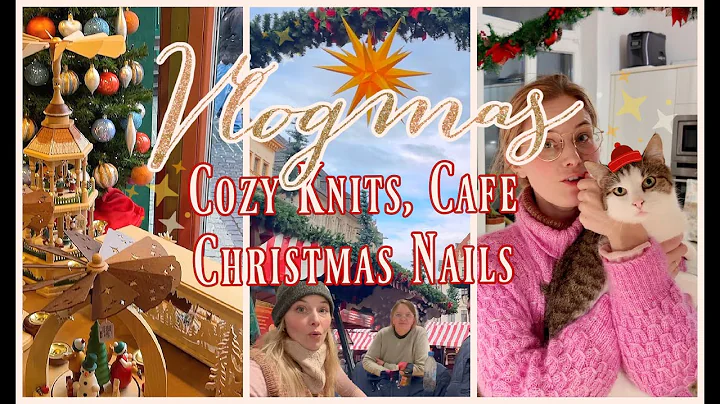 VLOGMAS DAY 3 | Cozy Knitting, Delicious Snacks, German Christmas Market & Board Games 🎄🧶