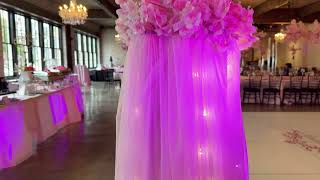 Setting up a BEAUTIFUL Sweet Sixteen Party! (vlog)