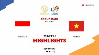 Indonesia vs Vietnam HIGHLIGHTS Sea Games 2021 MLBB | INA vs VIE ESPORTSTV