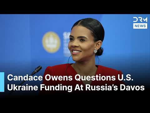 Candace Owens Sparks Debate Over Ukraine Aid At SPIEF 2026 | DRM News | AC1F