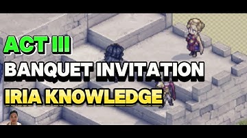 BANQUET INVITATION ACT III IRIA KNOWLEDGE QUIZ EVENT SWORD OF CONVALLARIA GUIDE