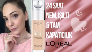 TESTING VIRAL TIKTOK L'OREAL TRUE MATCH TINTED SERUM | 9 HOUR WEAR | ACNE, PIGMENTATION