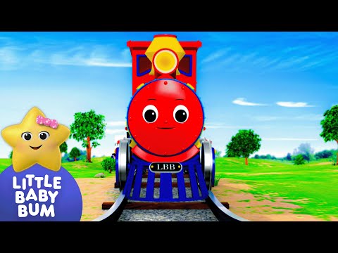 All Aboard the Color Train! πβ¨ | Little Baby Bum | Cars, Trucks & Vehicles Cartoon | Moonbug Kids