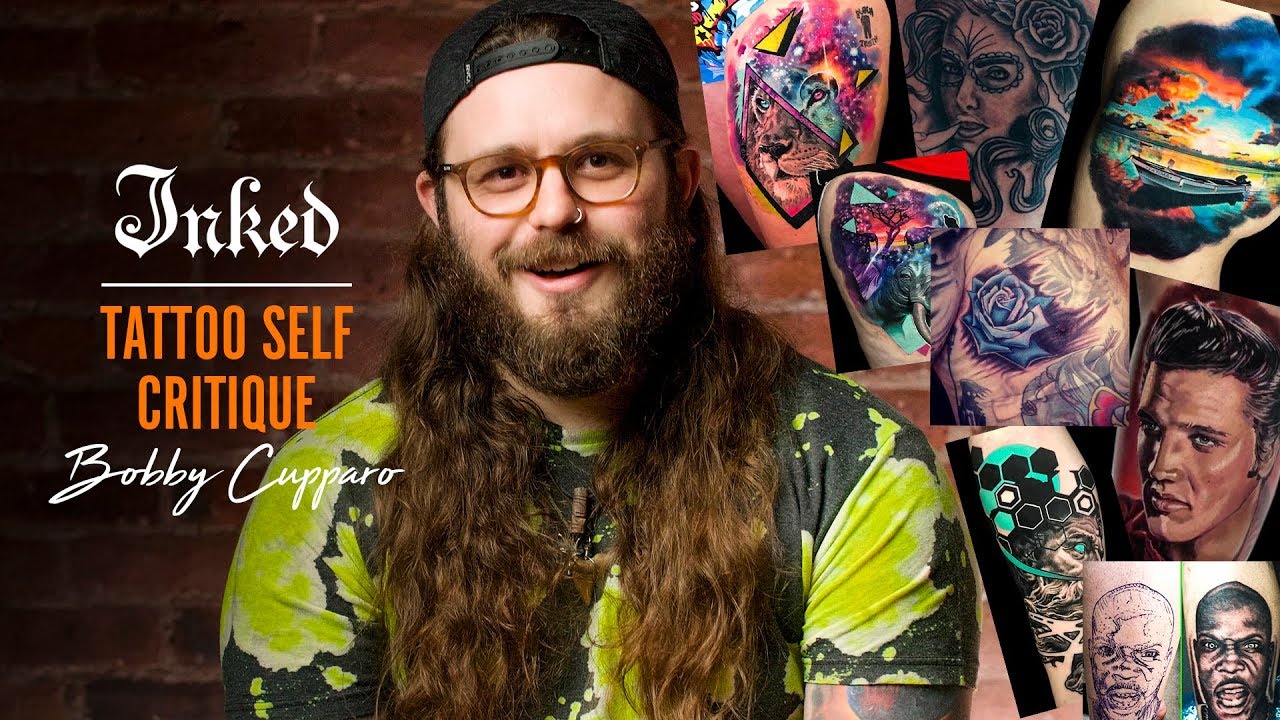 Tattoo Artist Critiques his Old Tattoos | INKED - YouTube