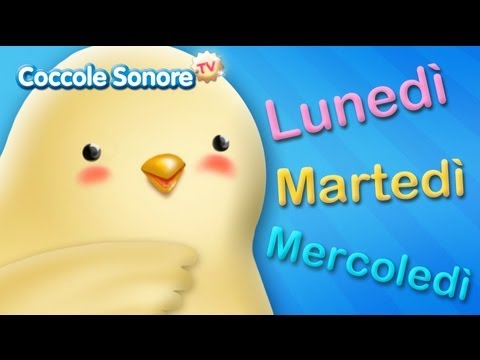 La canzone dei giorni della settimana - Canzoni per bambini di Coccole Sonore