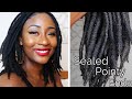 How To Seal Ends On Locs | Pointy End Locs