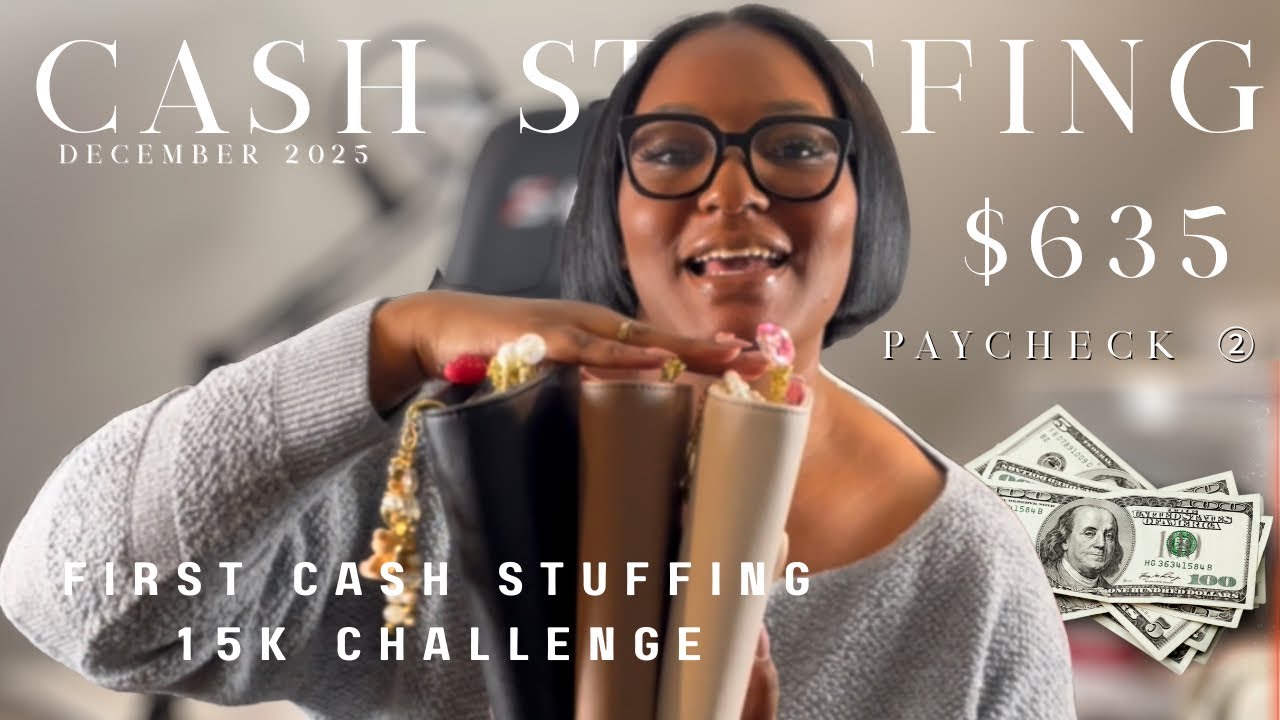 $200k+ in Debt | December ② 🌲|Cash Envelope Beginner | cash stuffing ...