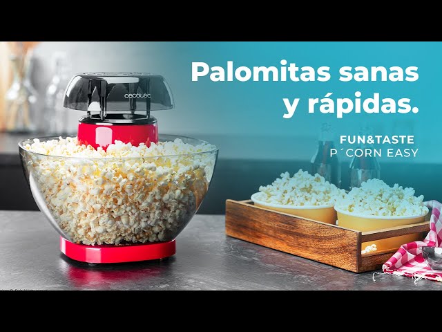 Cecotec-Máquina de hacer palomitas Fun & Taste P'Corn Palomitas