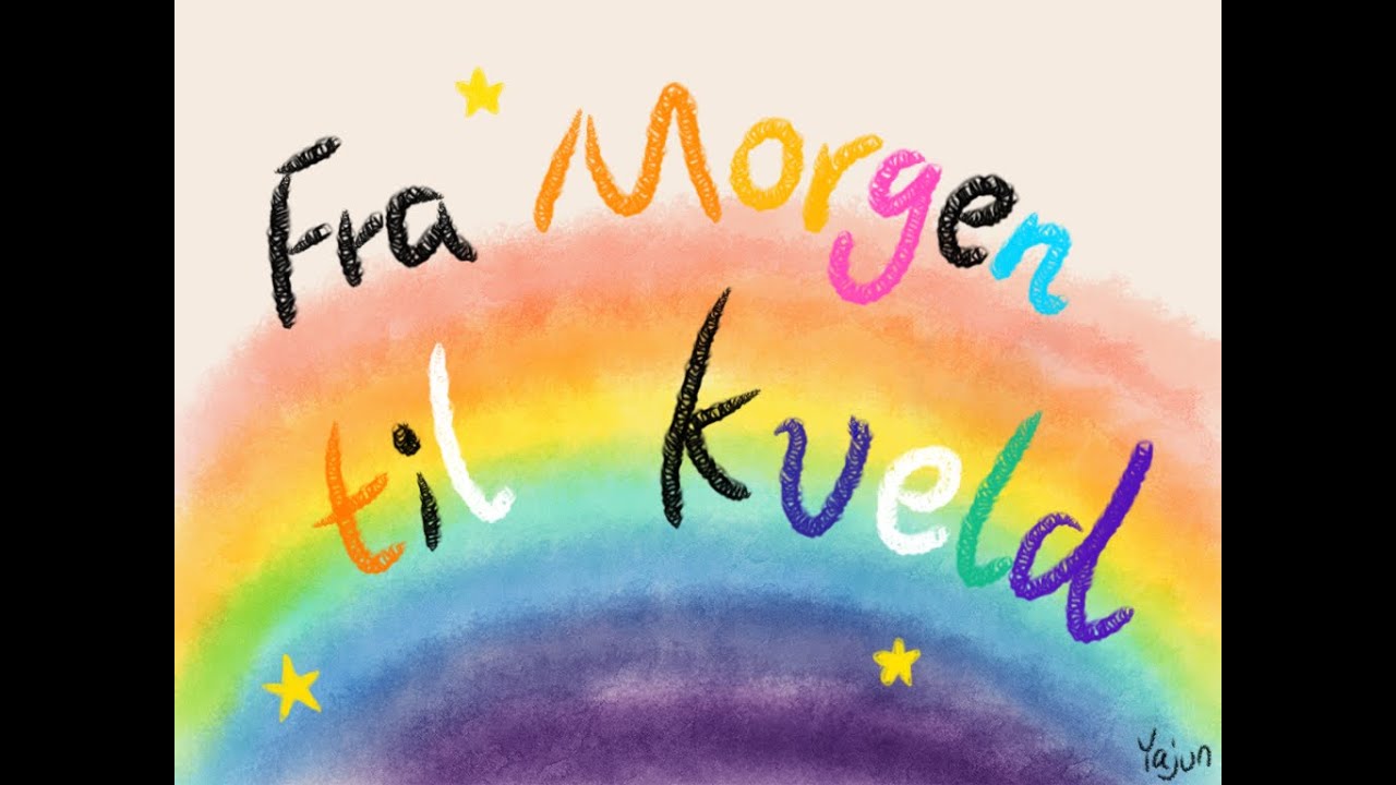 Fra morgen til kveld - bildebok fortelling for barn