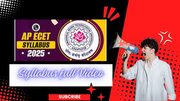 AP ECET syllabus full video 2025 // AP ECET syllabus #ecet // AP ECET SYLLABUS COMPLETE DETAILS 2025