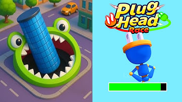 Hole.io VS Plug Head Race - 3D MAX Levels unlocked II Android iOS Trending Gameplay