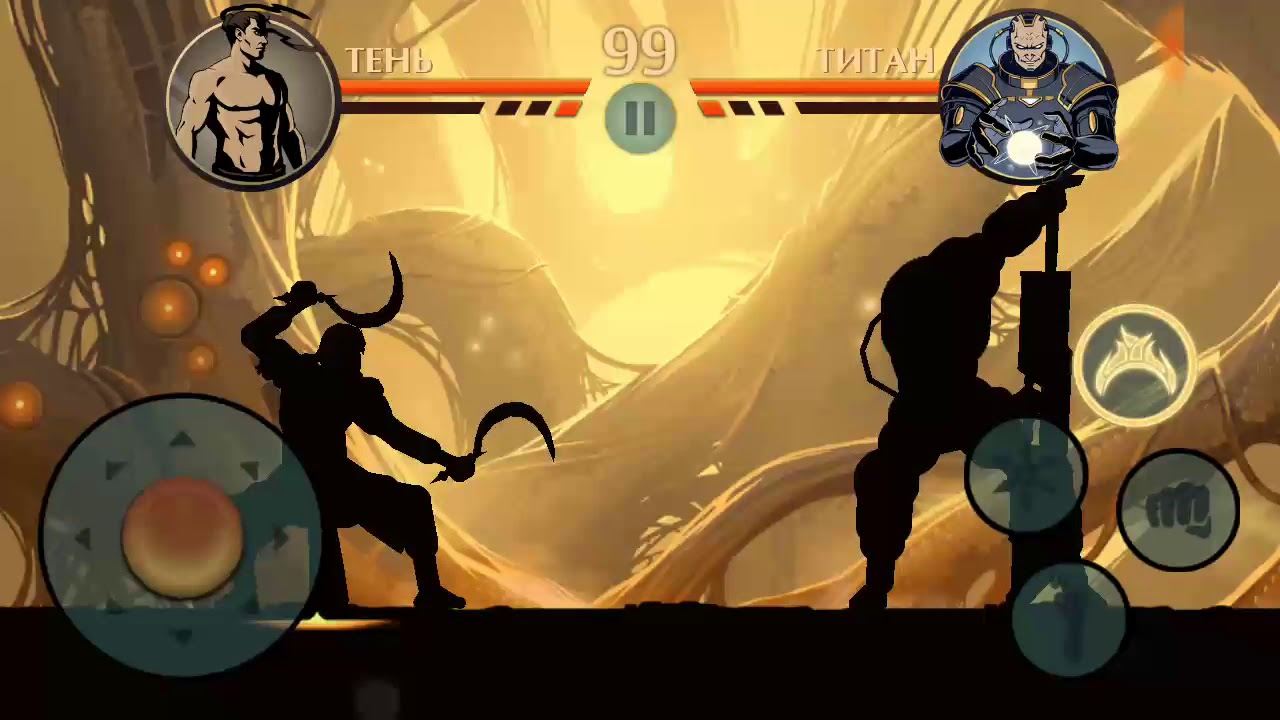 Shadow fight 2 меню титан