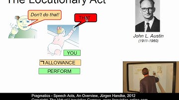 SEM141 - Speech Acts - An Overview