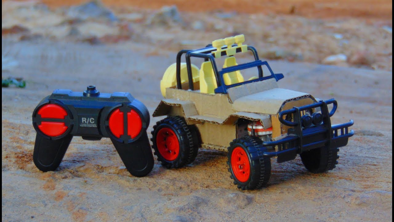 How To Make Remote Control Rc Car With Cardboard crazy Creation YouTube
