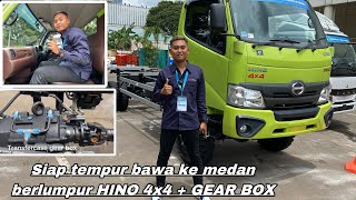 RIVIEW 4x4 HINO DUTRO 136 HDL SIAP TEMPUR DI BAWA KE JAYAPURA JALAN BERLUMPUR ADA GEAR BOXNYA ✅ RIVIEW 4x4 HINO DUTRO 136 HDL SIAP TEMPUR DI BAWA KE JAYAPURA JALAN BERLUMPUR ADA GEAR BOXNYA ✅