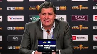 Conferencia de prensa de Luis Fernando Tena tras la eliminación de Guatemala en Copa Oro 2023