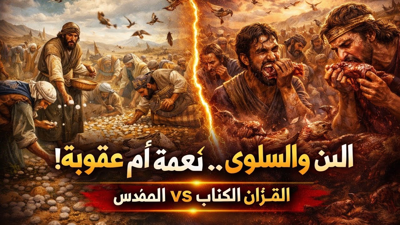 المنّ والسلوى: نعمة في القرآن أم عقوبة في الكتاب المقدس؟