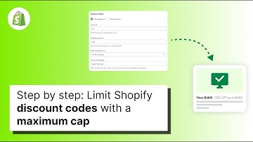 Shopify Tutorial: Limit Discount Codes with a Maximum Cap