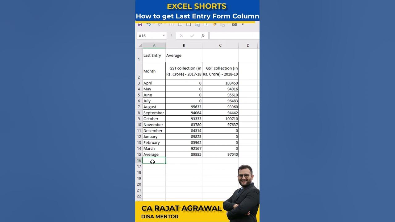  excel 78 return the last value in a column with the offset function