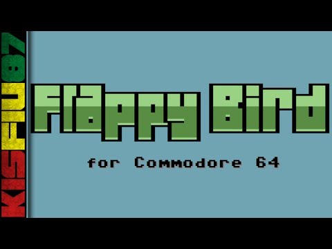 Flappy Bird Gameplay (C64) | Commodore 64