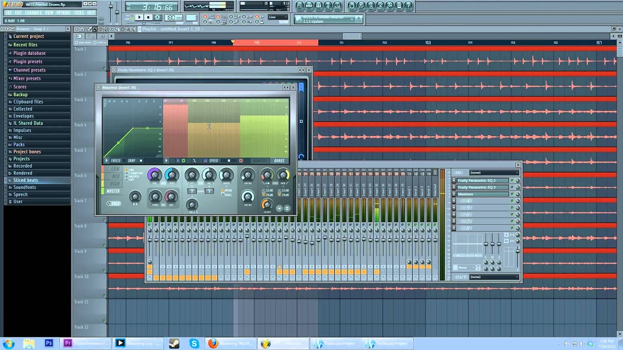 record in fl studio