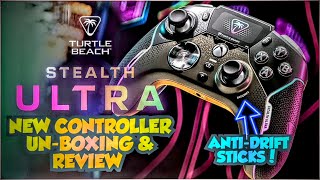 TURTLE BEACH STEALTH ULTRA CONTROLLER UN-BOXING AND REVIEW FOR XBOX! ANTI-DRIFT JOYSTICKS