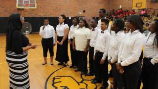 Lizzie Coleman Middle School Choir 2015 performs Glory