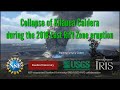 Collapse of Kilauea Caldera during the 2018 eruption (Educational; 2022)
