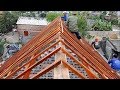 How to Building Frame a Roof - Amazing Smart Techniques - Building A Wooden Roof Framing