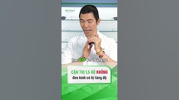 CẬN LOẠN THỊ 1,5 ĐỘ KHÔNG ĐEO KÍNH CÓ BỊ TĂNG ĐỘ |#shorts