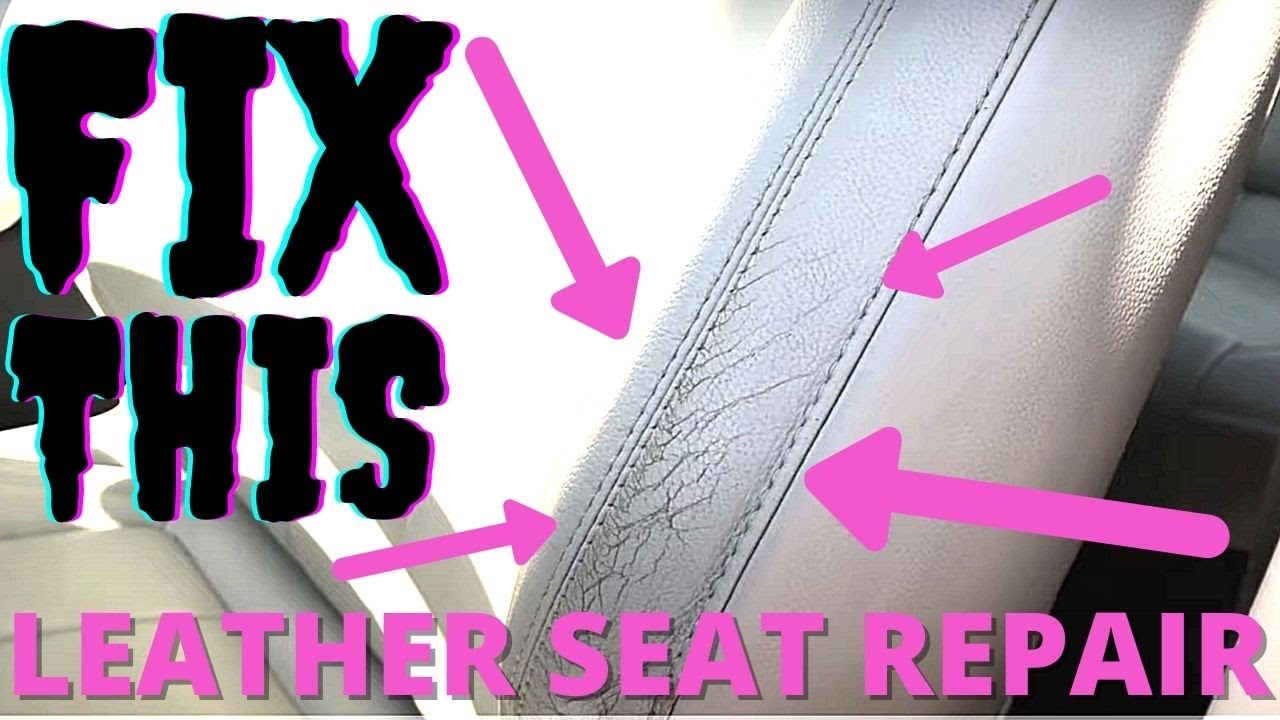 How To Repair The NASTIEST Leather & Vinyl Seats.Back To