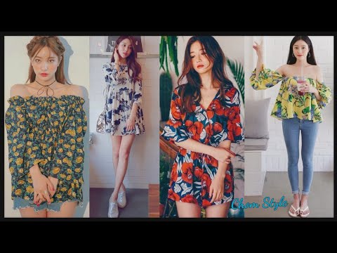 ใส่เสื้อลายดอกสงกรานต์ให้ดูดี  |ไอเดียแฟชั่นสงกรานต์ 2019|  ชมสไตล์