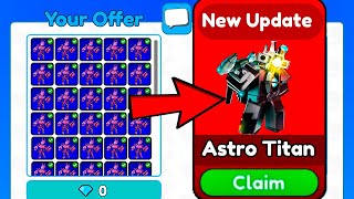 😱OMG!! 🔥I GOT NEW ASTRO TITAN FOR 50 MECH BUNNIES | EPISODE 72 (PART 2) UPDATE Toilet Tower Defense