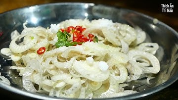 Gỏi Cây Chuối Xanh Siêu Cay Giòn Đậm Vị . Thích ăn thì nấu