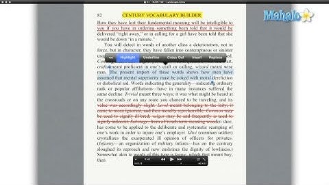 How to Annotate Text in GoodReader for the iPad