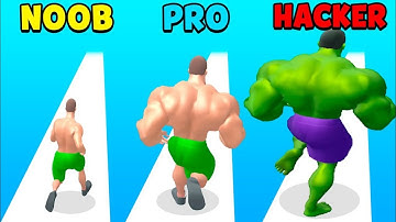 Muscle Rush 3D -All Levels Gameplay Android,ios-( Level 35- 85 )