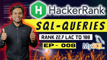 08 Master SQL for Data Engineering & Testing | HackerRank 🔥Solutions Explained | SQL Cheatcode #sql