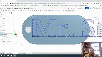 Onshape Keychain Video 8 Adding Text