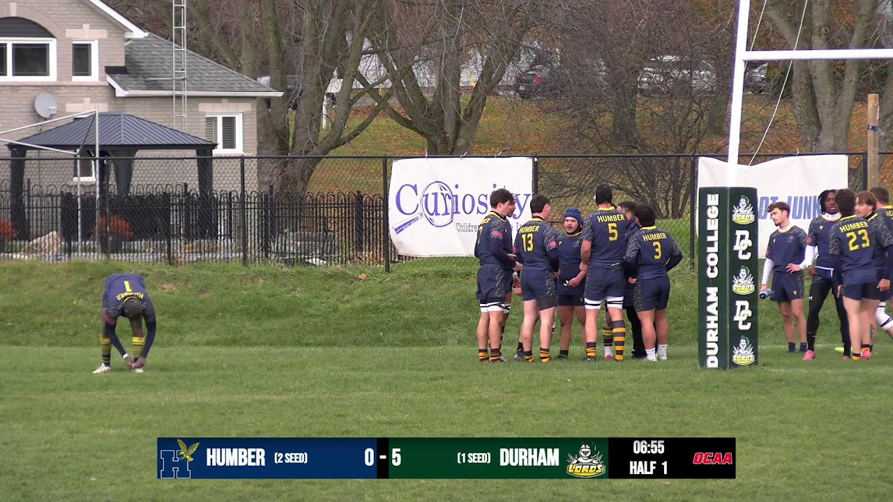 2025 OCAA Men's Rugby Championship 🏉 Gold Medal Game: Humber Hawks vs. Durham Lords