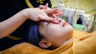 Unintentional ASMR ✨ Relaxing Facial Massage For Deep Sleep at Victory Spa 😴