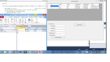 Creating MS Access DataBase Interface in Visual Basic 2010 Using OleDB library
