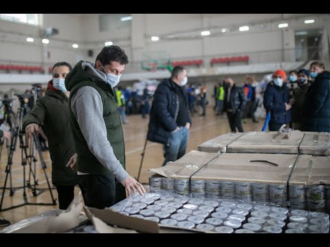 თბილისიდან უკრაინაში ჰუმანიტარული ტვირთების გაგზავნის პროცესი დაიწყო