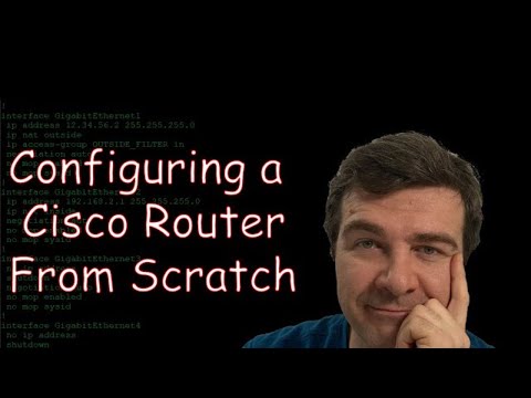 How to configure a Cisco router for the first time with DHCP on the ISP side) (CCNA Level) | 2022