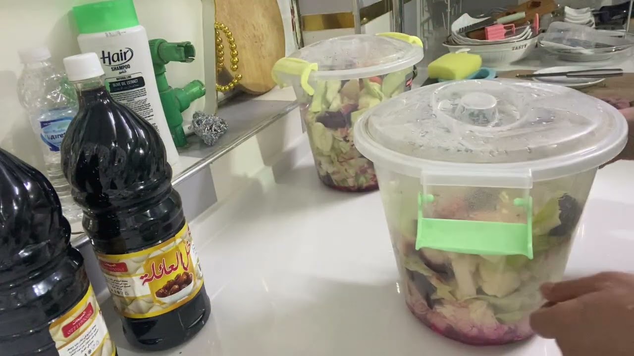 اسهل وأطيب طريقة طرشي لشهر رمضان❤️🤍