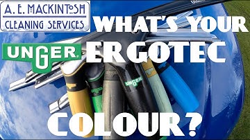 What Is Your Unger Ergotec Squeegee Colour?