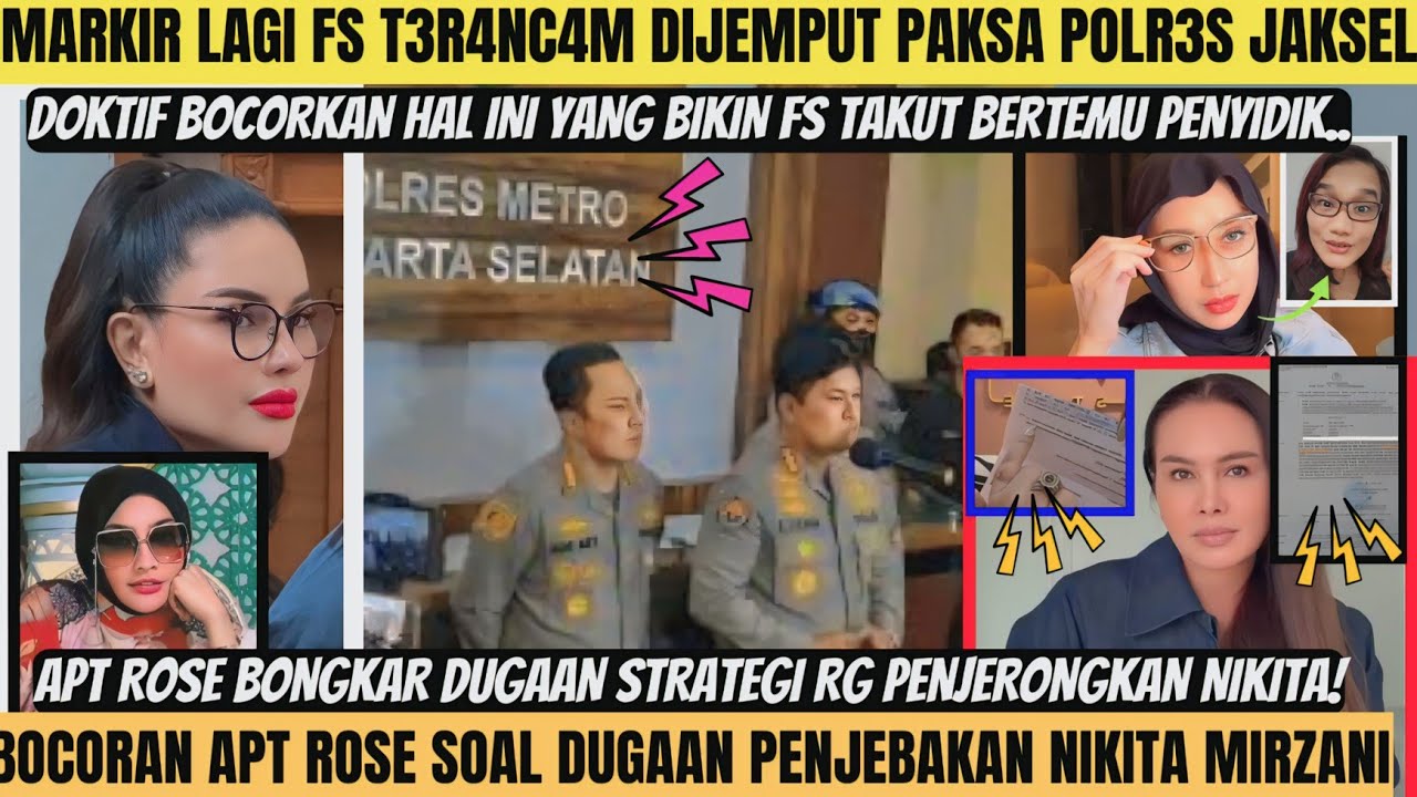 BREAKING NEWS‼️MANGKIR LAGI FS T3R4NC4M DIJEMPUT PAKSA‼️AKHIRNYA APT ROSE BONGKAR DUGAAN STRATEGI RG
