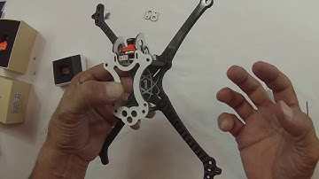 How To Build The Aurora 5 X or Stretch Frame and Install FPV Camera - Space One FPV