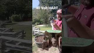 HART 40V Tiller Test @harttoolsusa